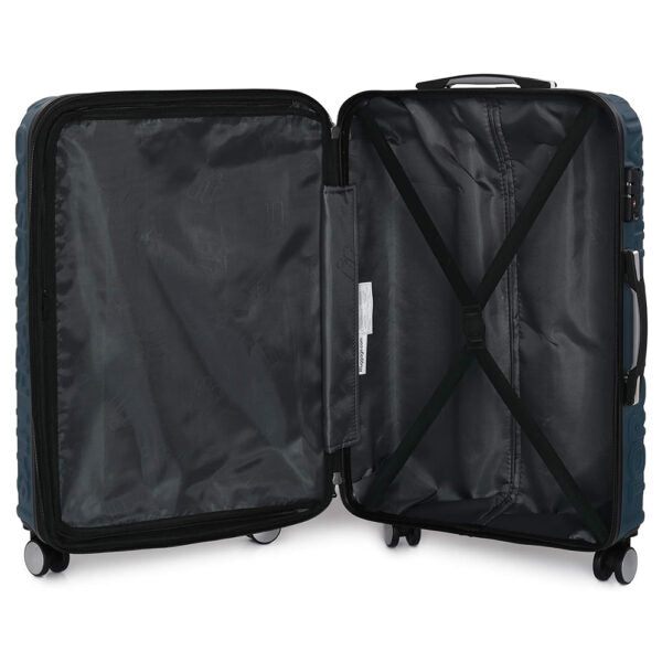 luggage Textured Trolley Bag Set of 3 Pcs