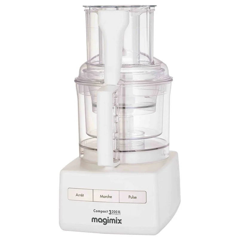 Magimix MX3200B Compact 3200 XL Food Processor 650W White