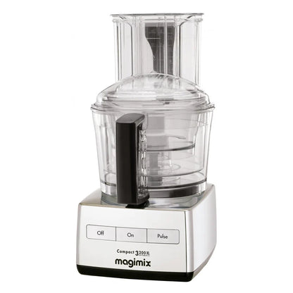 Magimix MX3200CH Compact 3200 XL Food Processor 650W Chrome