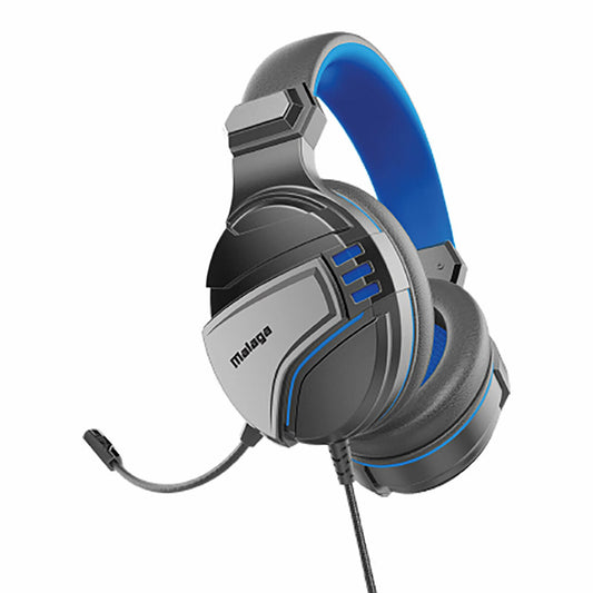 Vertux Malaga Blue Amplified Stereo Wired Gaming Headset