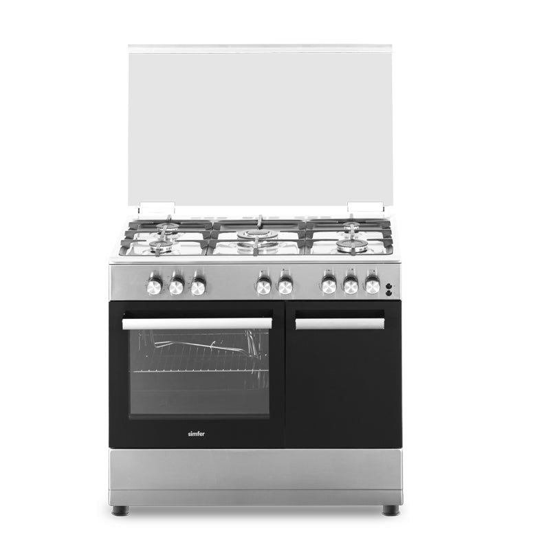 Simfer MFB1-9502SGWIH-CDC 90 cm Cooker With Bottle Compartment Inox