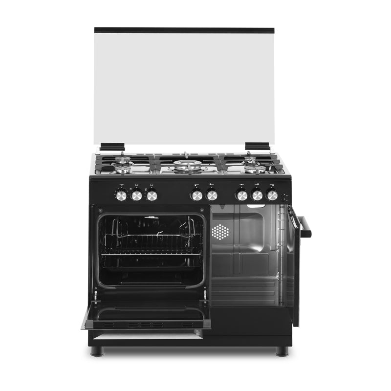 Simfer MFB1-9502SGWSP-CDC 90 cm Cooker With Bottle Compartment Black