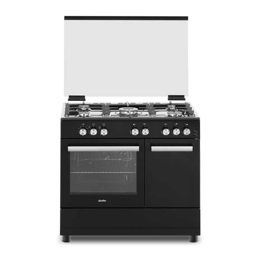 Simfer MFB1-9502SGWSP-CDC 90 cm Cooker With Bottle Compartment Black