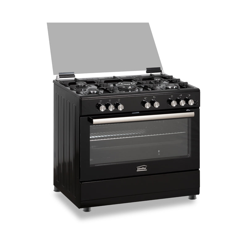 Simfer MFT1-9502SGWSP-CDC 90 cm Wide Cooker Black