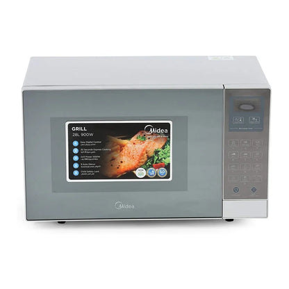 Midea EG928EYI Grill Microwave 28L Silver