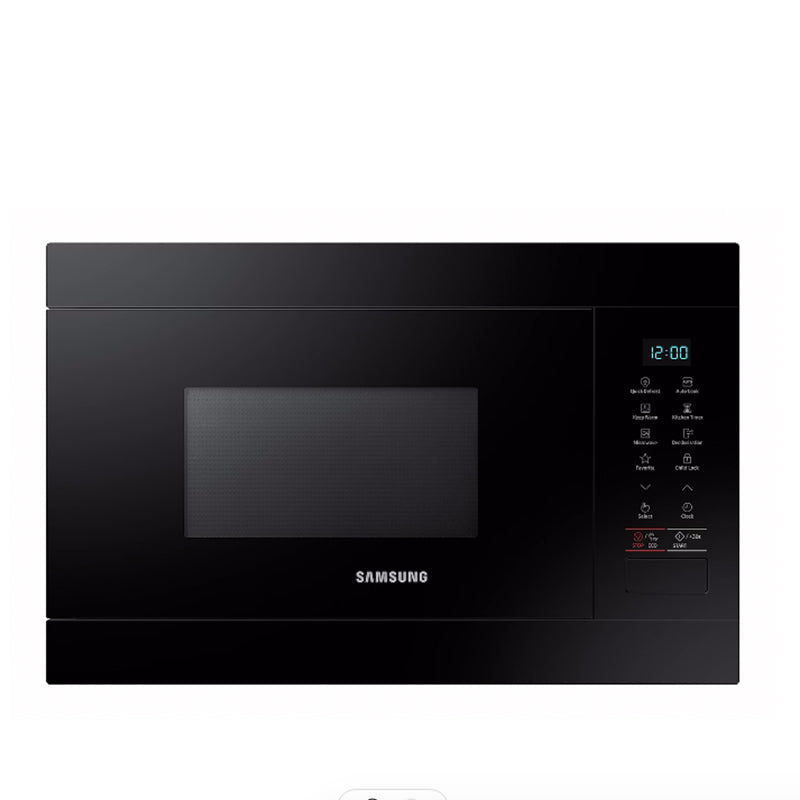 Samsung MS22M8254AK/E3 Built-In Solo Microwave, 22L, Black