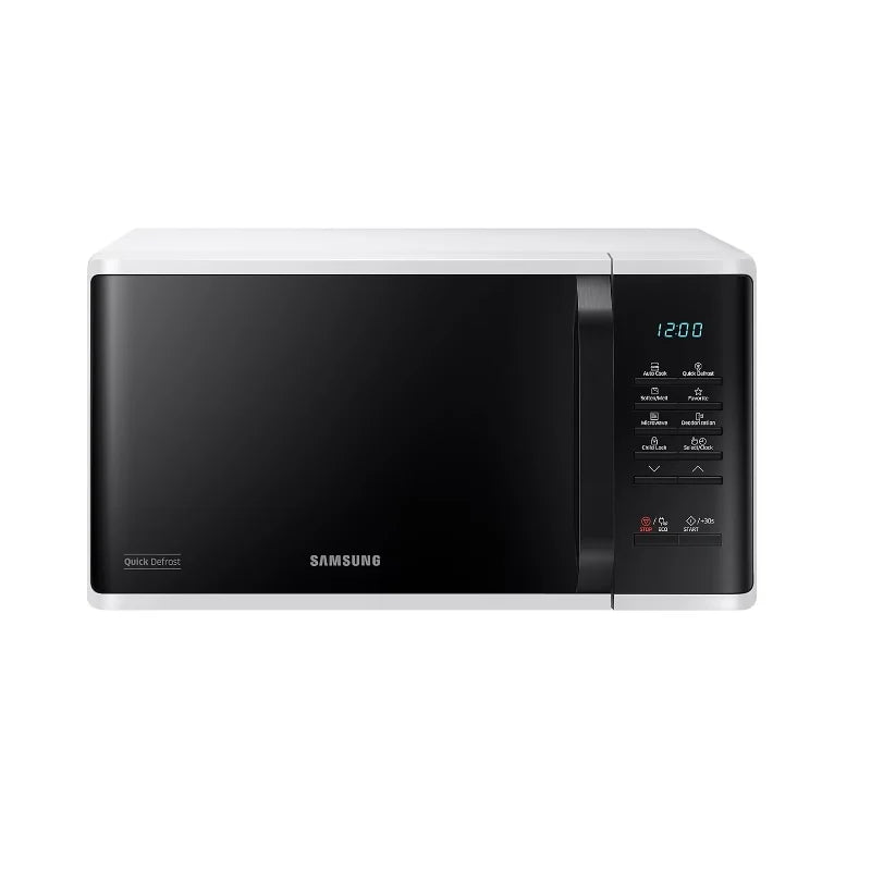 Samsung MS23K3513AW/SG Solo Microwave Oven, 23L, White/black