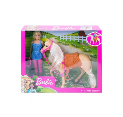 Barbie Doll And Horse