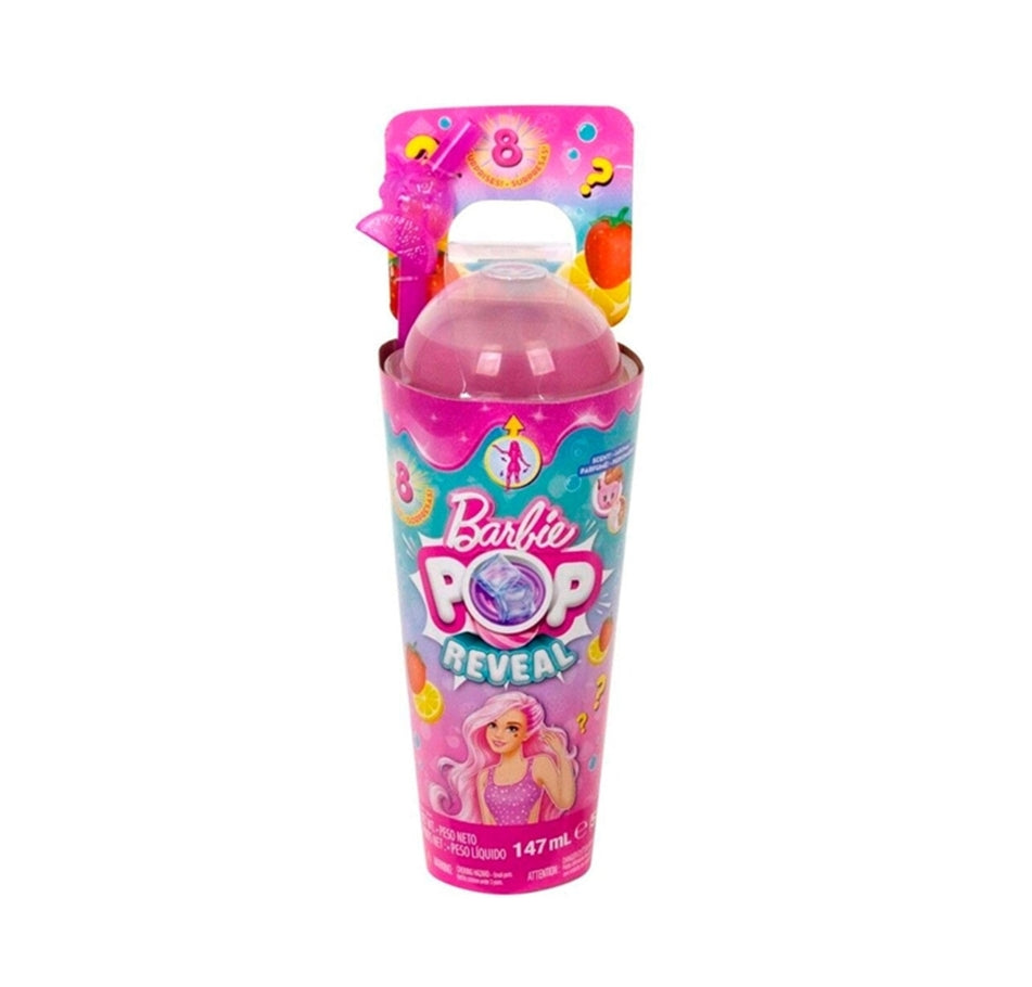 Barbie Pop Reveal Doll Fruit Juice Strawberry