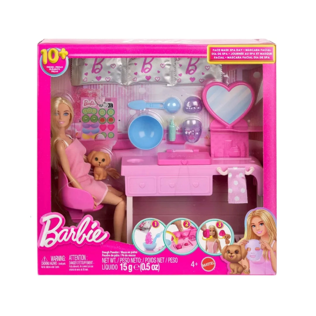 Barbie Face Mask Toy Playset