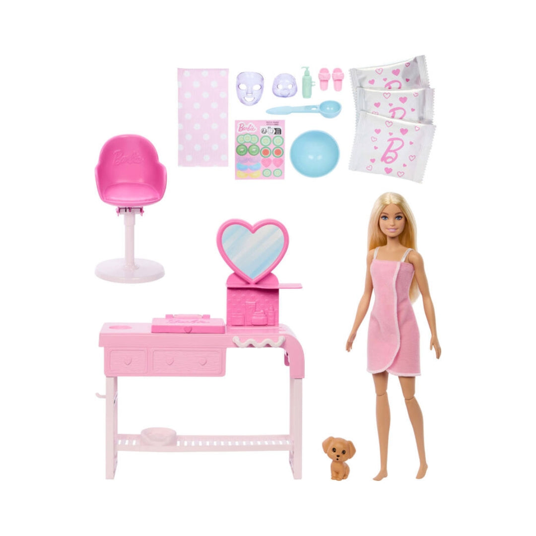 Barbie Face Mask Toy Playset