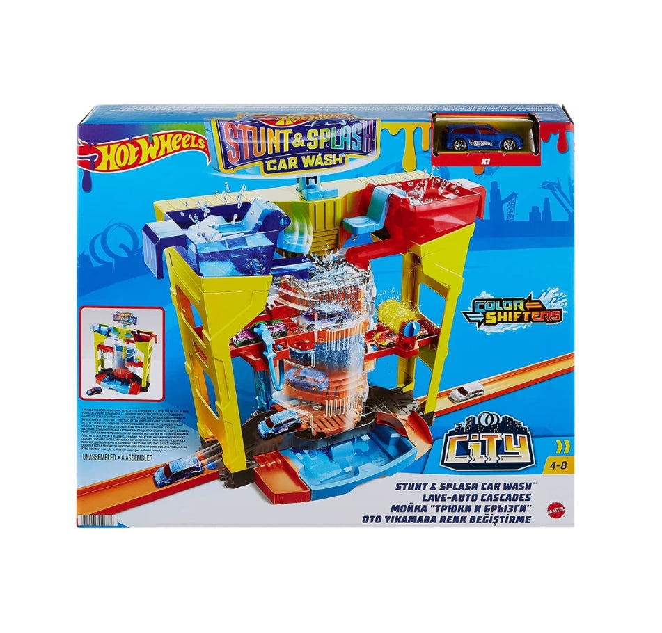 Hotwheels City Stunt & Splash Car Wash