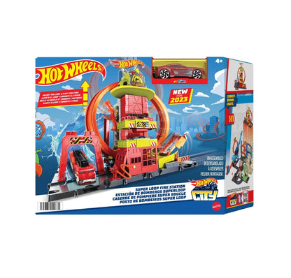 Hotwheels City Super Loop Fire Station Playset