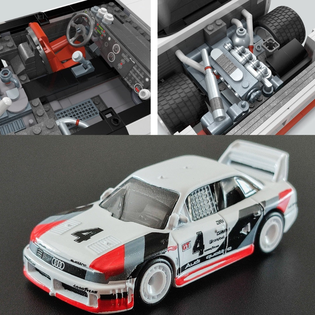 Hotwheels Audi 90 Quattro IMSA GTO Mega Blocks