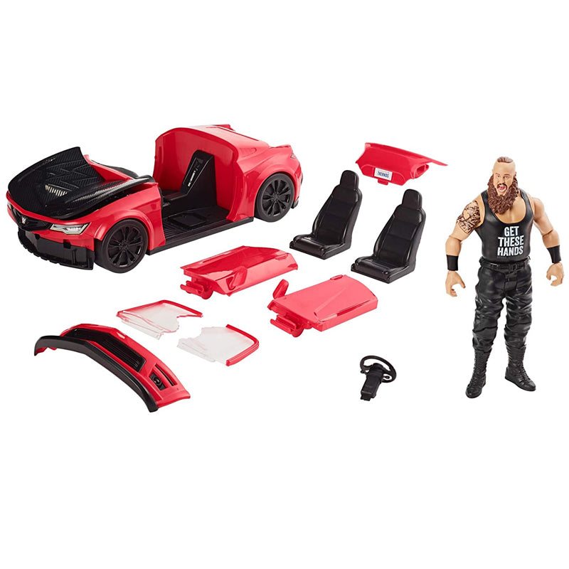 WWE MTWWEGDC21 Wrekkin Slam Mobile Car+Figure