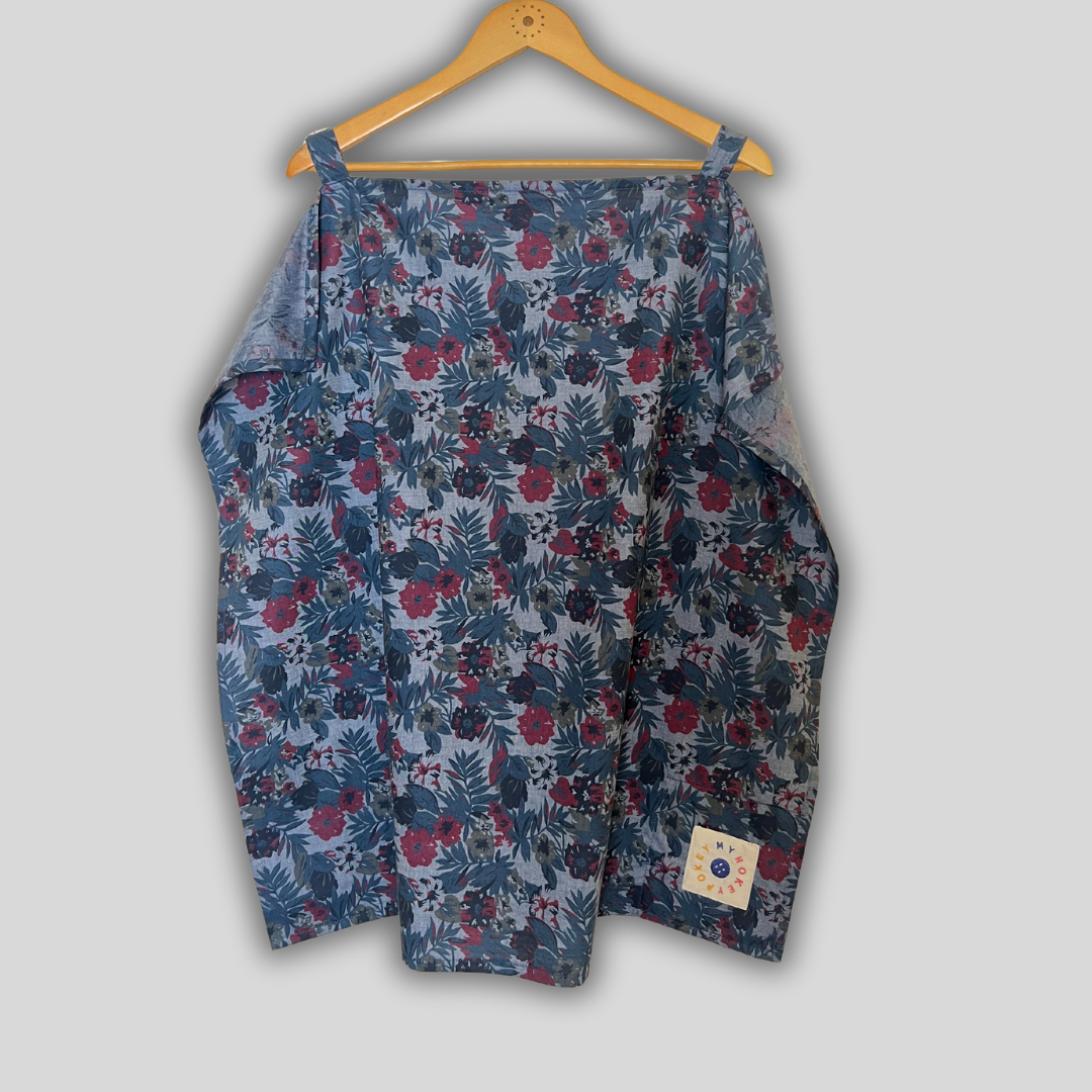 Midnight Floral Nursing Cover