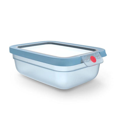Tefal N1210710 ONECLICK Rectangular Storage Box 1.2L ? Aqua