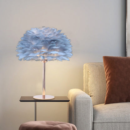 Modern Feather Table Lamp