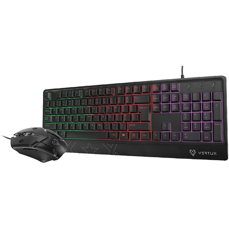 Vertux Orion.E/A Backlit Ergonomic Wired Gaming Keyboard & Mouse