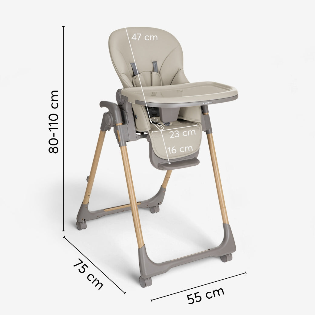 Olive Dark Grey Highchair