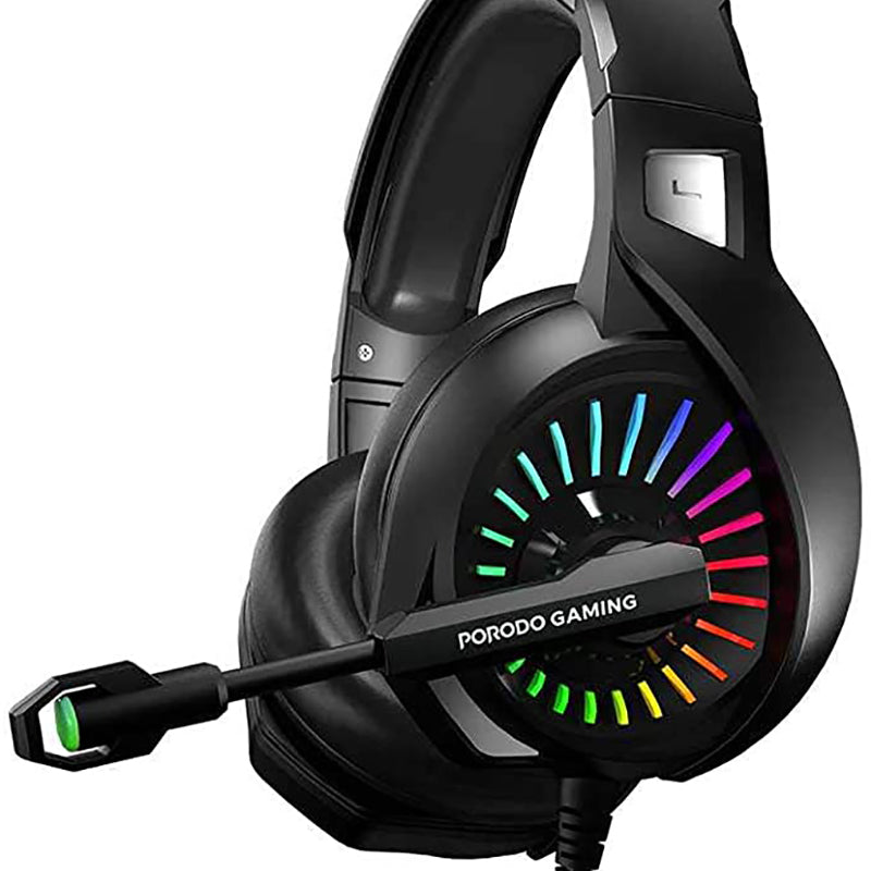 Porodo PDX410-BK Gaming RGB High Definition Headphone