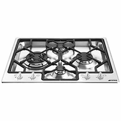 Smeg PGF64-4 Gas Hob Classica Stainless Steel 60 cm