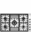 Smeg PGF95-4 Gas Hob Classica Stainless Steel 90 cm