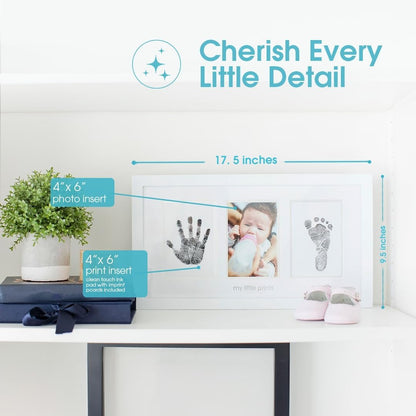 Newborn Handprint and Footprint Photo Frame Kit