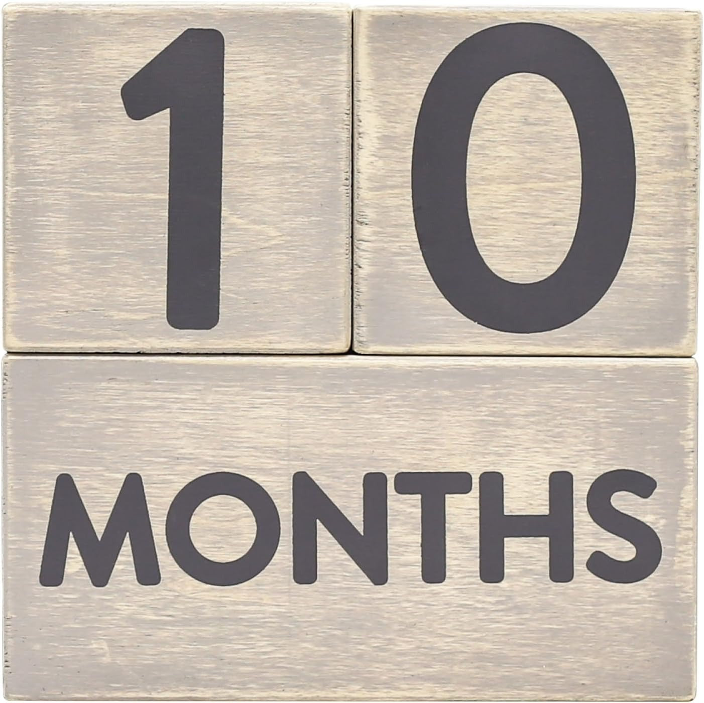 Wooden Milestone Age Blocks