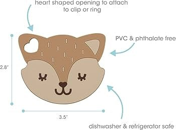 Fox Silicone Teether