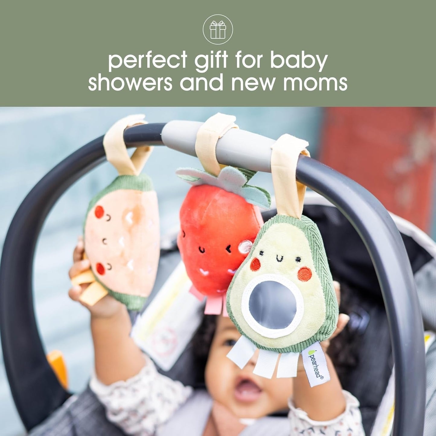 Stroller Toy Set of 3 - Fruit