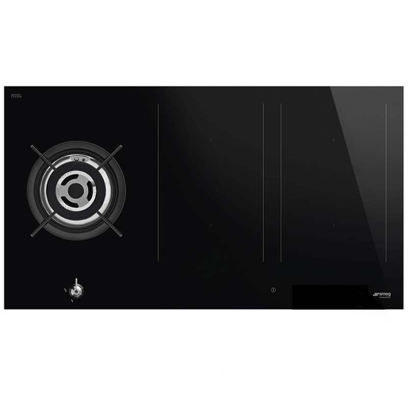 Smeg PM3953D Mixed Hybrid Hob Gas + Induction 90 cm