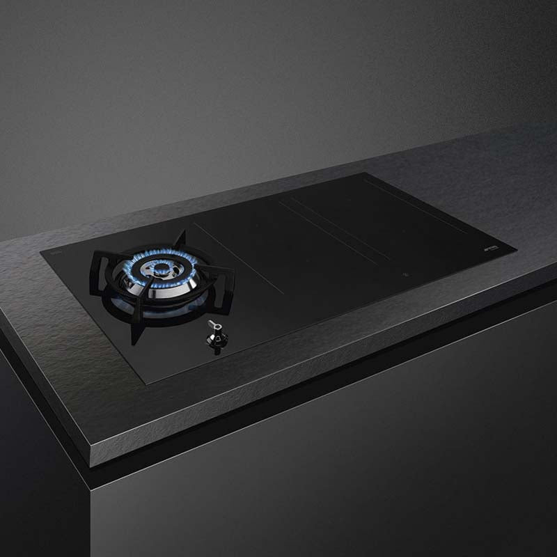 Smeg PM3953D Mixed Hybrid Hob Gas + Induction 90 cm