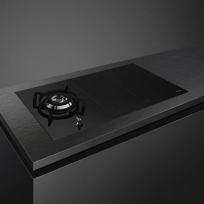 Smeg PM3953D Mixed Hybrid Hob Gas + Induction 90 cm