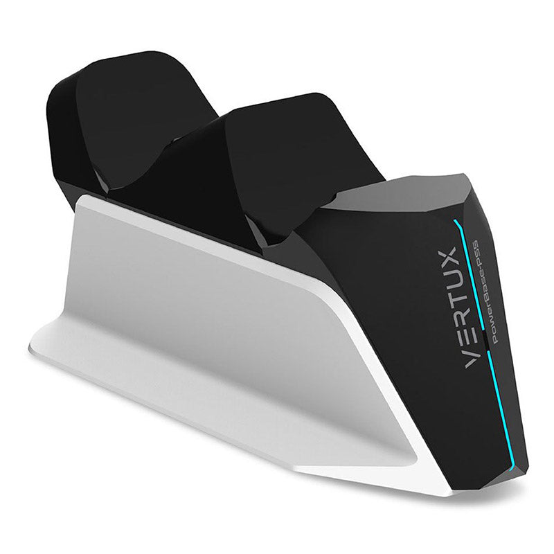 Vertux Powerbase-Ps5 White Dualdock Charging Hub For Ps5 Dualsense? Controlle