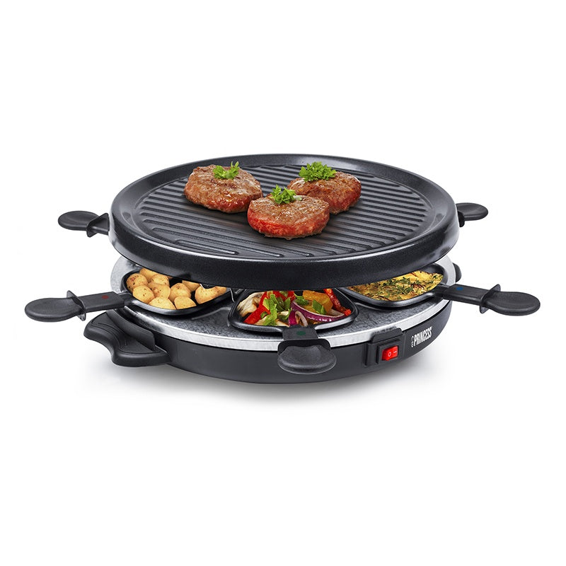 Princess 162725 Raclette 6 Grill Party, 800W