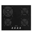 Smeg PV364N Gas Hob Ceramic Black Glass 60 cm