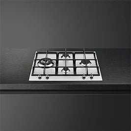 Smeg PX364L Gas Hob Classica Stainless Steel 60 cm