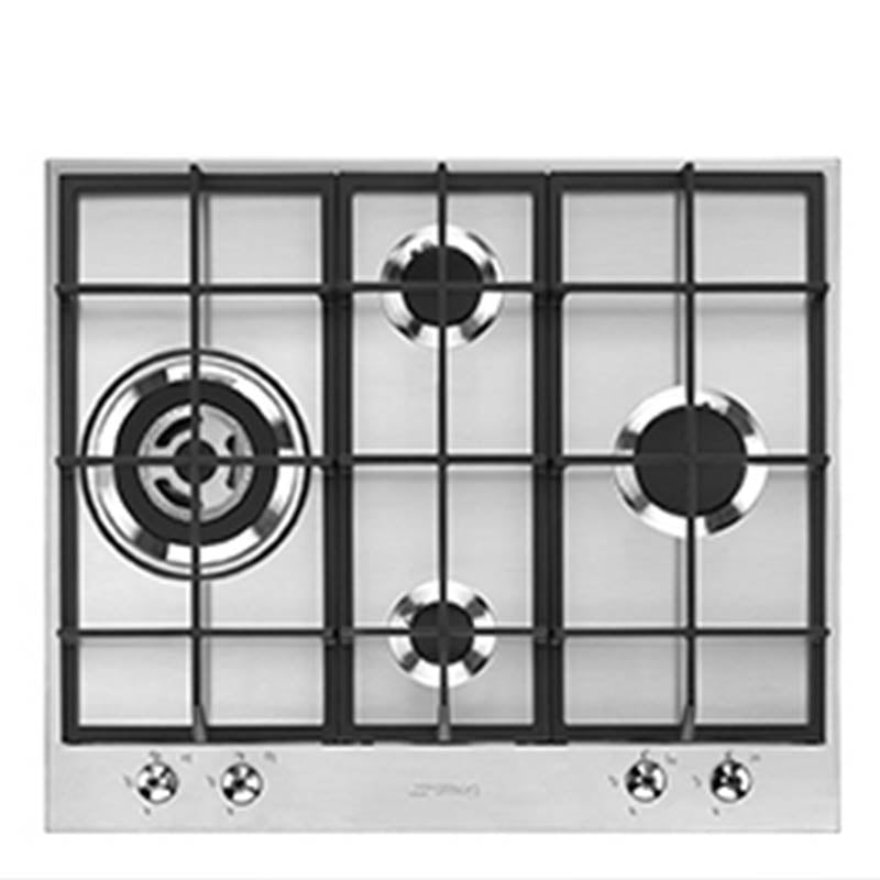 Smeg PX364L Gas Hob Classica Stainless Steel 60 cm