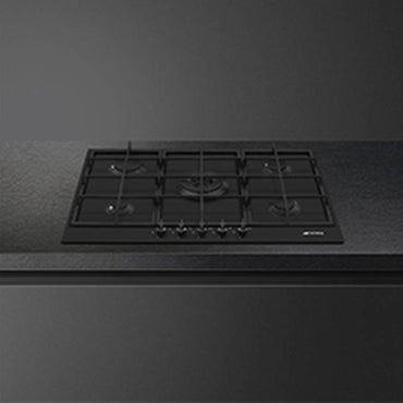 Smeg PX375MB Gas Hob Classica Black Matt 75 cm