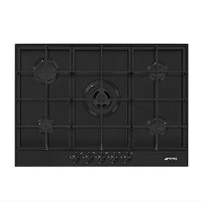 Smeg PX375MB Gas Hob Classica Black Matt 75 cm