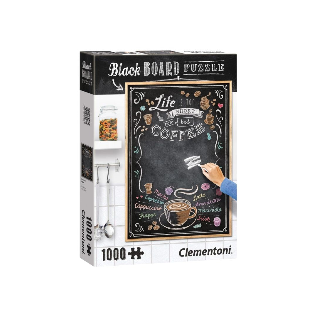 Clementoni Chalkboard Blackboard Coffee Puzzle