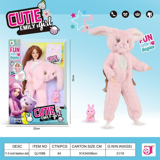 Cutie Emily Girl Doll Toy