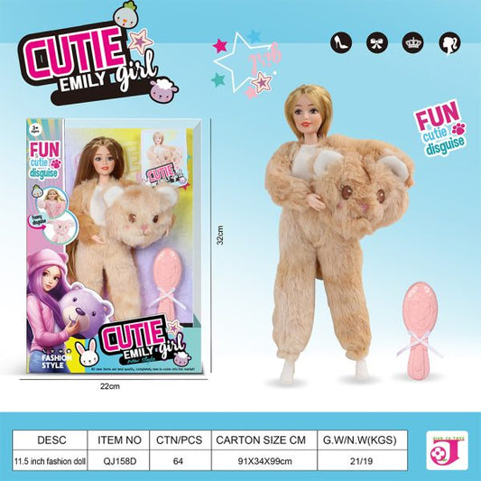 Cutie Emily Girl Doll Toy