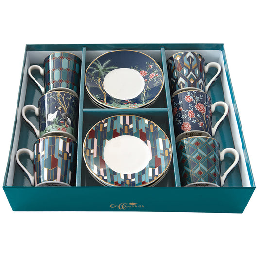 Easylife R0126/ALAY Set*6 Coff.Cup/Saucer “Mandalay”