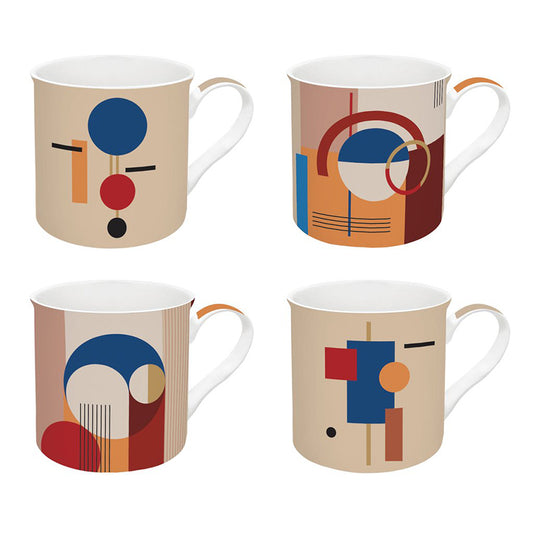 Easylife R0179/BAUH Set*4 Mugs 300Ml “Bauhaus”