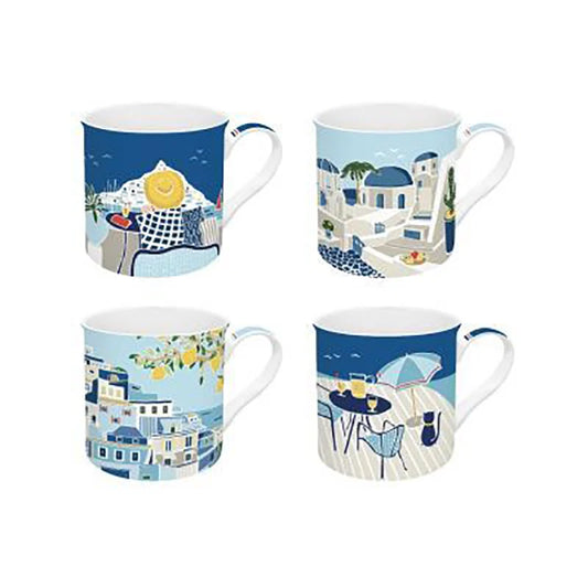 Easylife R0179/SEAD Set*4Mugs 300Ml “Sea Dreams”