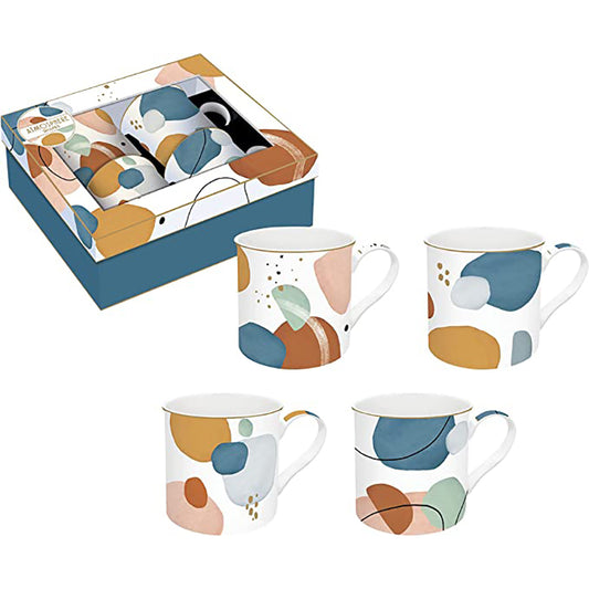 Easylife R0179/SHAP Set*4Mugs 300Ml “Shapes”