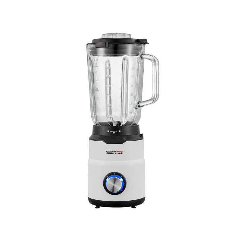 Royal Gourmet Blender 1.5L Glass Jar White 800W