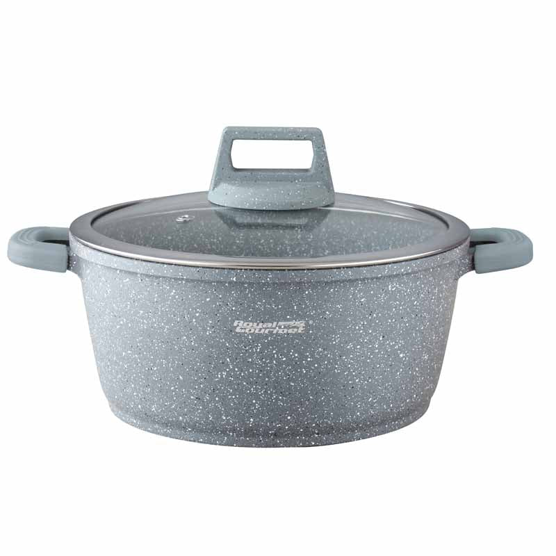 Royal Gourmet CS36 Casserole With Glass Lid 36cm